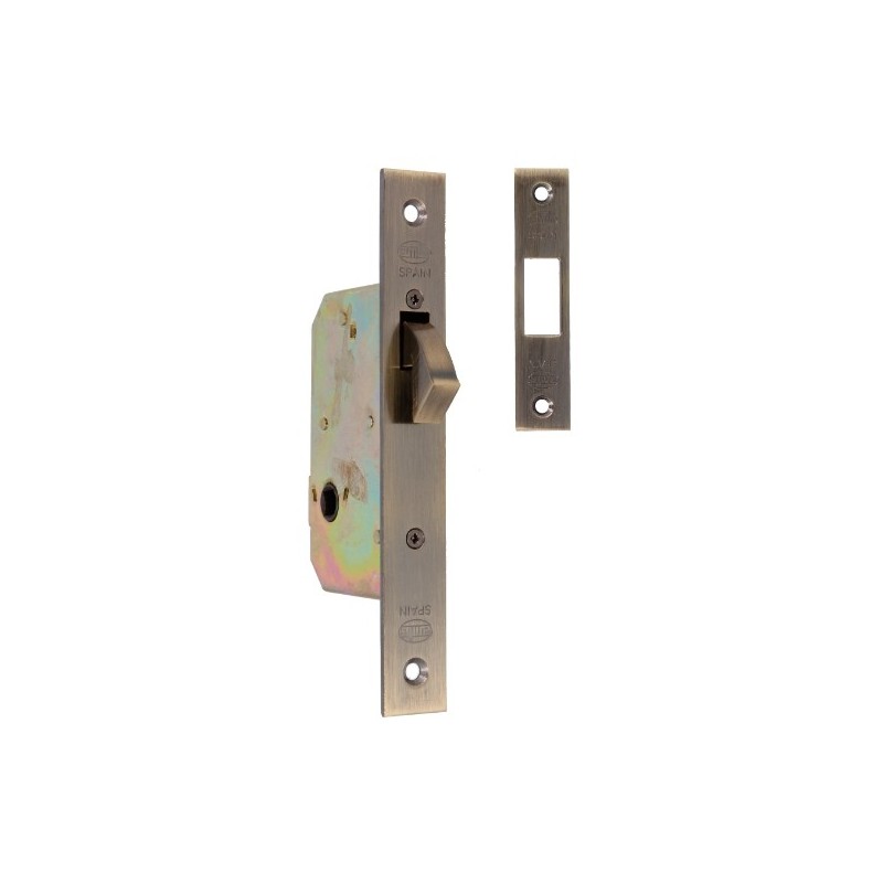 AMIG 14349  
 Cerradura 510  
 50 mm  
 Acero  
 Cuero
