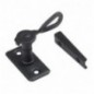 AMIG 14351  
 Aldabilla 12  
 50 x 25 x 43/25 mm  
 Acero  
 Negro