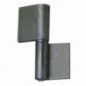 AMIG 1443  
 Pernio de soldar 4  
 80 x 58 x 3 mm  
 Acero  
 Pulido - Izquierda