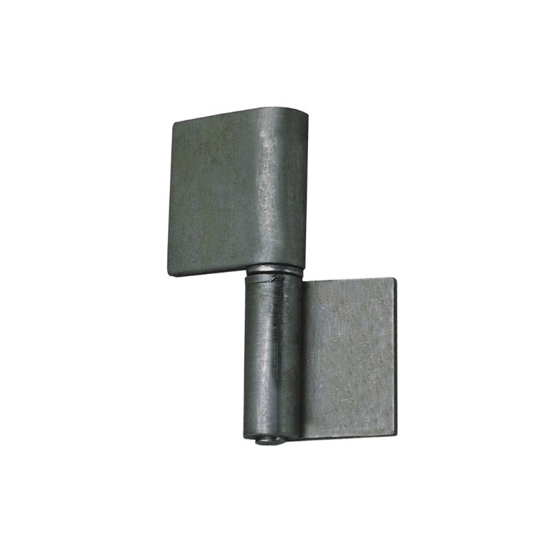AMIG 1444  
 Pernio de soldar 4  
 100 x 58 x 3 mm  
 Acero  
 Pulido - Derecha