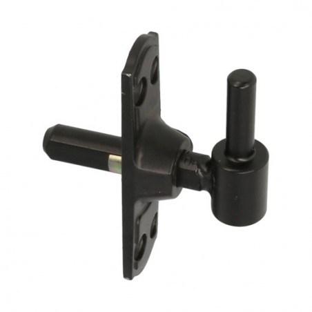 AMIG 14445  
 Pernio regulable con ménsula 2974  
 90 x 25 mm  
 Zamak  
 Negro
