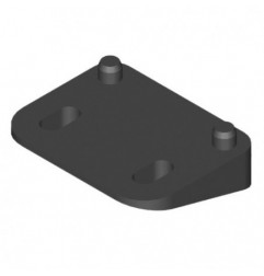 AMIG 14473  
 Suplemento inclinado 3043  
 12 x 33 x 10 mm  
 Nylon  
 Negro