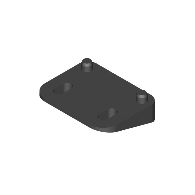 AMIG 14473  
 Suplemento inclinado 3043  
 12 x 33 x 10 mm  
 Nylon  
 Negro