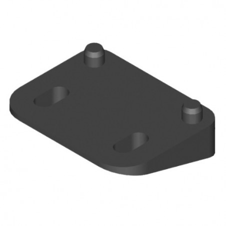 AMIG 14473  
 Suplemento inclinado 3043  
 12 x 33 x 10 mm  
 Nylon  
 Negro