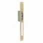 AMIG 14477  
 Cerradero eléctrico 21  
 250 x 25 x 3 mm  
 Acero  
 Latonado barnizado