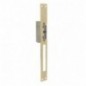 AMIG 14479  
 Cerradero eléctrico 31  
 250 x 25 x 3 mm  
 Acero  
 Latonado barnizado