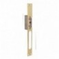AMIG 14481  
 Cerradero eléctrico 41  
 250 x 25 x 3 mm  
 Acero  
 Latonado barnizado