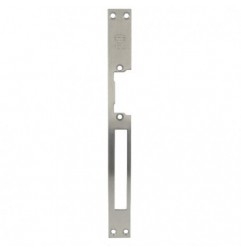 AMIG 14488  
 Frente cerradero 25  
 250 x 25 x 3 mm  
 Acero inoxidable 18/8  
 Mate
