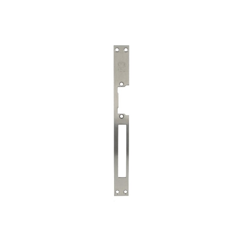 AMIG 14488  
 Frente cerradero 25  
 250 x 25 x 3 mm  
 Acero inoxidable 18/8  
 Mate