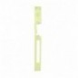 AMIG 14489  
 Frente cerradero 25  
 250 x 25 x 3 mm  
 Acero  
 Latonado barnizado