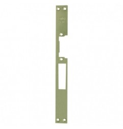 AMIG 14493  
 Frente cerradero 35  
 250 x 25 x 3 mm  
 Acero  
 Latonado barnizado