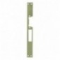 AMIG 14493  
 Frente cerradero 35  
 250 x 25 x 3 mm  
 Acero  
 Latonado barnizado