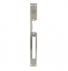 AMIG 14496  
 Frente cerradero 45  
 250 x 25 x 3 mm  
 Acero inoxidable 18/8  
 Mate