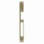 AMIG 14497  
 Frente cerradero 45  
 250 x 25 x 3 mm  
 Acero  
 Latonado barnizado
