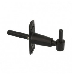 AMIG 14550  
 Pernio regulable con ménsula 2976  
 90 x 25 mm  
 Zamak  
 Negro