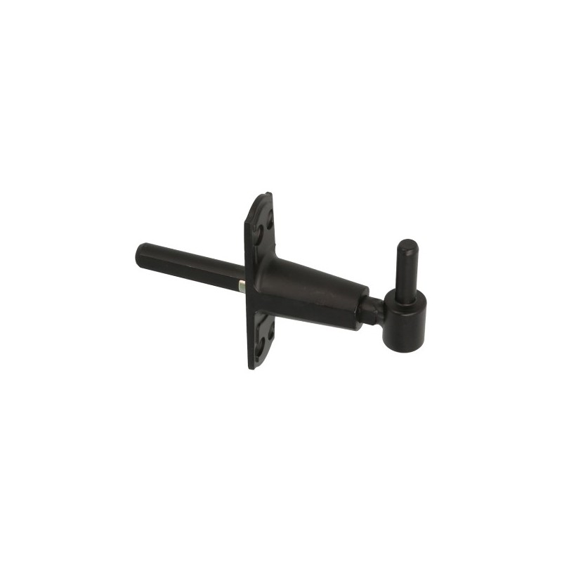AMIG 14550  
 Pernio regulable con ménsula 2976  
 90 x 25 mm  
 Zamak  
 Negro