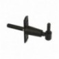 AMIG 14550  
 Pernio regulable con ménsula 2976  
 90 x 25 mm  
 Zamak  
 Negro