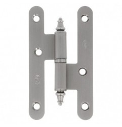 AMIG 14557  
 Pernio 408C  
 95 x 52 x 2 mm  
 Acero  
 Cromado mate - Derecha