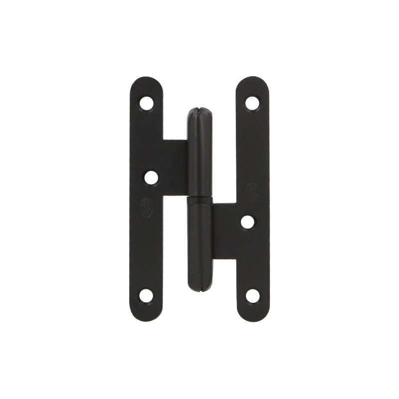 AMIG 1456  
 Pernio 405  
 80 x 41 x 1,5 mm  
 Acero  
 Negro - Izquierda