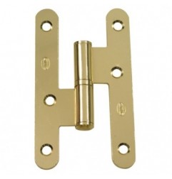 AMIG 14561  
 Pernio 409C  
 95 x 52 x 2 mm  
 Acero  
 Lacado dorado - Derecha