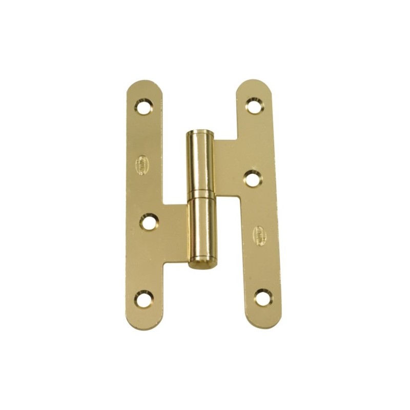 AMIG 14562  
 Pernio 409C  
 95 x 52 x 2 mm  
 Acero  
 Lacado dorado - Izquierda