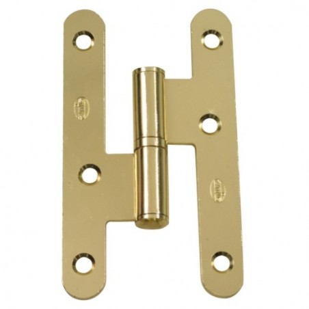 AMIG 14562  
 Pernio 409C  
 95 x 52 x 2 mm  
 Acero  
 Lacado dorado - Izquierda