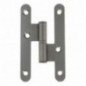 AMIG 14566  
 Pernio 409C  
 95 x 52 x 2 mm  
 Acero  
 Cromado mate - Izquierda