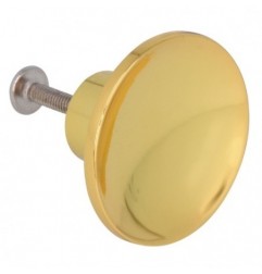 AMIG 1472  
 Tirador 31  
 Ø30 mm  
 Zamak  
 Latonado barnizado