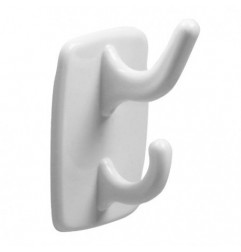 AMIG 14814  
 Colgador adhesivo 204  
 40 x 24 x 24 mm  
 Plástico  
 Blanco
