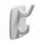 AMIG 14814  
 Colgador adhesivo 204  
 40 x 24 x 24 mm  
 Plástico  
 Blanco
