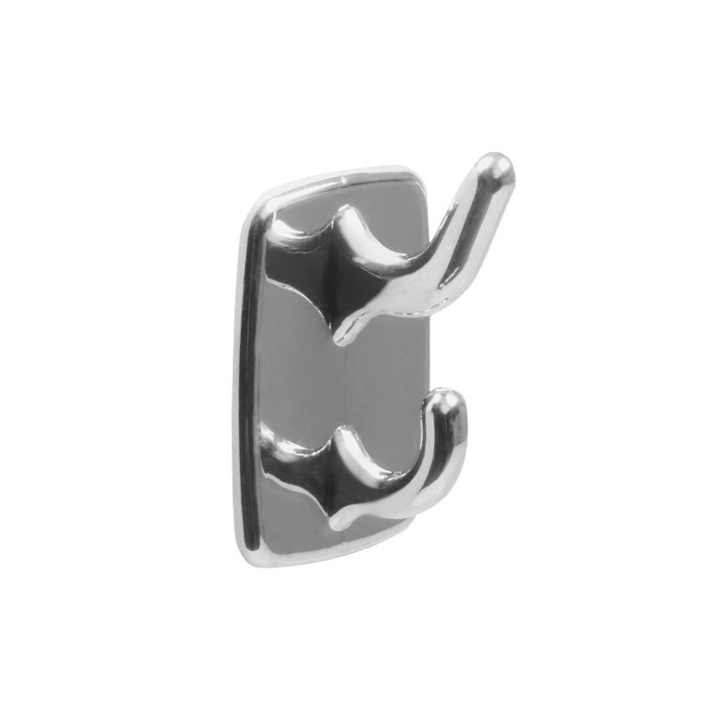 AMIG 14815  
 Colgador adhesivo 204  
 40 x 24 x 24 mm  
 Plástico  
 Cromado