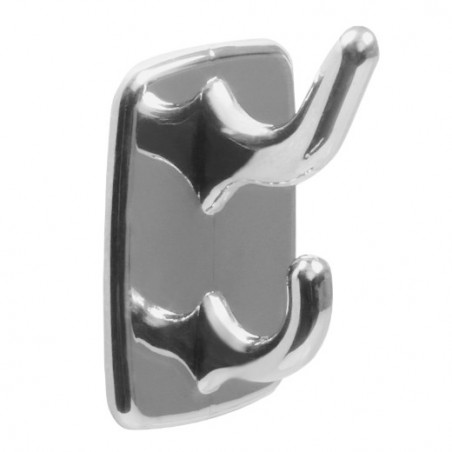 AMIG 14815  
 Colgador adhesivo 204  
 40 x 24 x 24 mm  
 Plástico  
 Cromado
