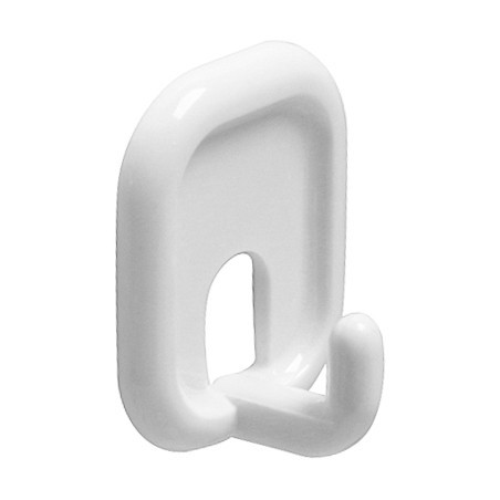 AMIG 14816  
 Colgador adhesivo 206  
 45 x 37 x 21 mm  
 Plástico  
 Blanco