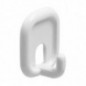 AMIG 14816  
 Colgador adhesivo 206  
 45 x 37 x 21 mm  
 Plástico  
 Blanco