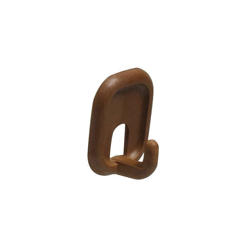 AMIG 14817  
 Colgador adhesivo 206  
 45 x 37 x 21 mm  
 Plástico  
 Marrón