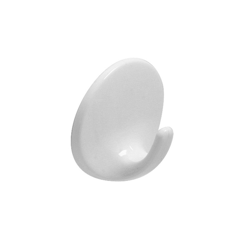 AMIG 14819  
 Colgador adhesivo 207  
 Ø40 x 21 mm  
 Plástico  
 Blanco