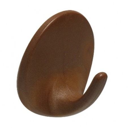 AMIG 14820  
 Colgador adhesivo 207  
 Ø40 x 21 mm  
 Plástico  
 Marrón
