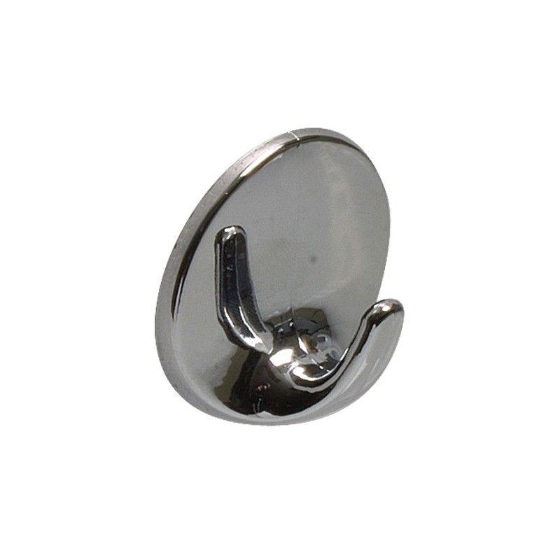 AMIG 14821  
 Colgador adhesivo 207  
 Ø40 x 21 mm  
 Plástico  
 Cromado
