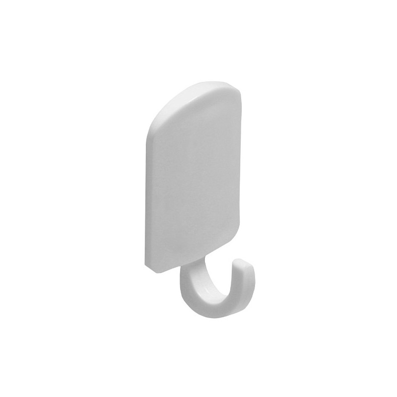 AMIG 14827  
 Colgador adhesivo 210  
 40 x 35 mm  
 Plástico  
 Blanco