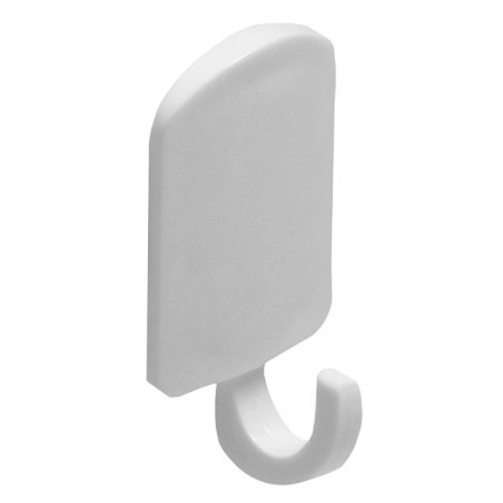 AMIG 14827  
 Colgador adhesivo 210  
 40 x 35 mm  
 Plástico  
 Blanco