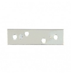 AMIG 14847  
 Placa 1  
 57 x 16 x 1,5 mm  
 Acero  
 Zincado