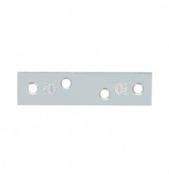 AMIG 14848  
 Placa 1  
 77 x 19 x 2 mm  
 Acero  
 Zincado
