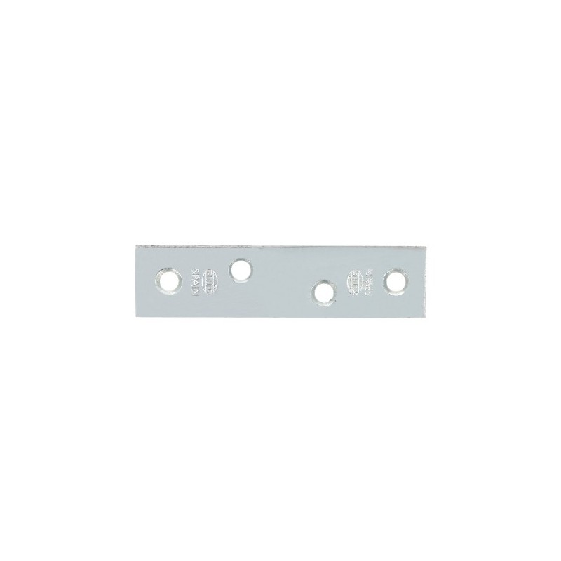 AMIG 14848  
 Placa 1  
 77 x 19 x 2 mm  
 Acero  
 Zincado