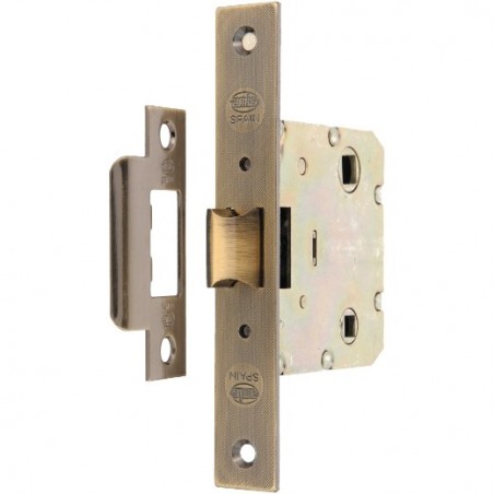 AMIG 14861  
 Pestillo 2100  
 50/47 mm  
 Acero  
 Cuero