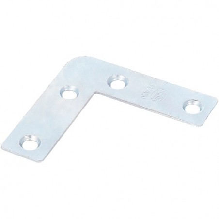 AMIG 14895  
 Escuadra plana 1  
 50 x 14 x 0,9 mm  
 Acero  
 Zincado