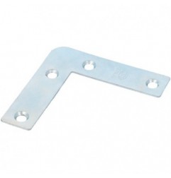 AMIG 14896  
 Escuadra plana 1  
 60 x 15 x 0,9 mm  
 Acero  
 Zincado