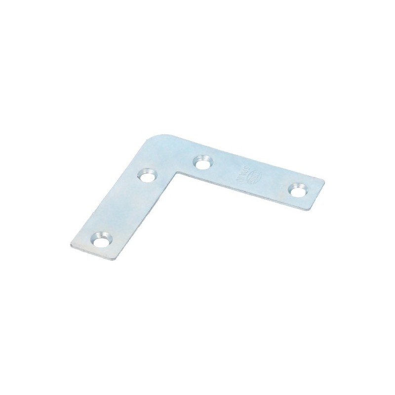 AMIG 14896  
 Escuadra plana 1  
 60 x 15 x 0,9 mm  
 Acero  
 Zincado