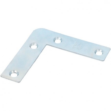 AMIG 14896  
 Escuadra plana 1  
 60 x 15 x 0,9 mm  
 Acero  
 Zincado