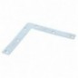 AMIG 14899  
 Escuadra plana 1  
 120 x 17 x 1,2 mm  
 Acero  
 Zincado