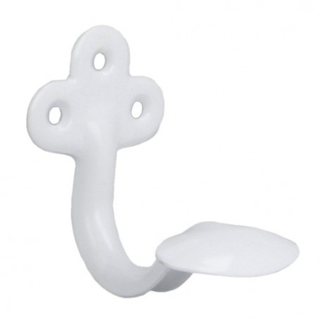 AMIG 149  
 Colgador 2  
 Acero  
 Blanco